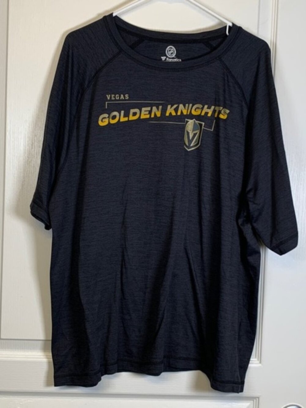 Fanatics NHL VGK Vegas Golden Knights Hockey Gray Shirt Size XXL EUC #SP-001